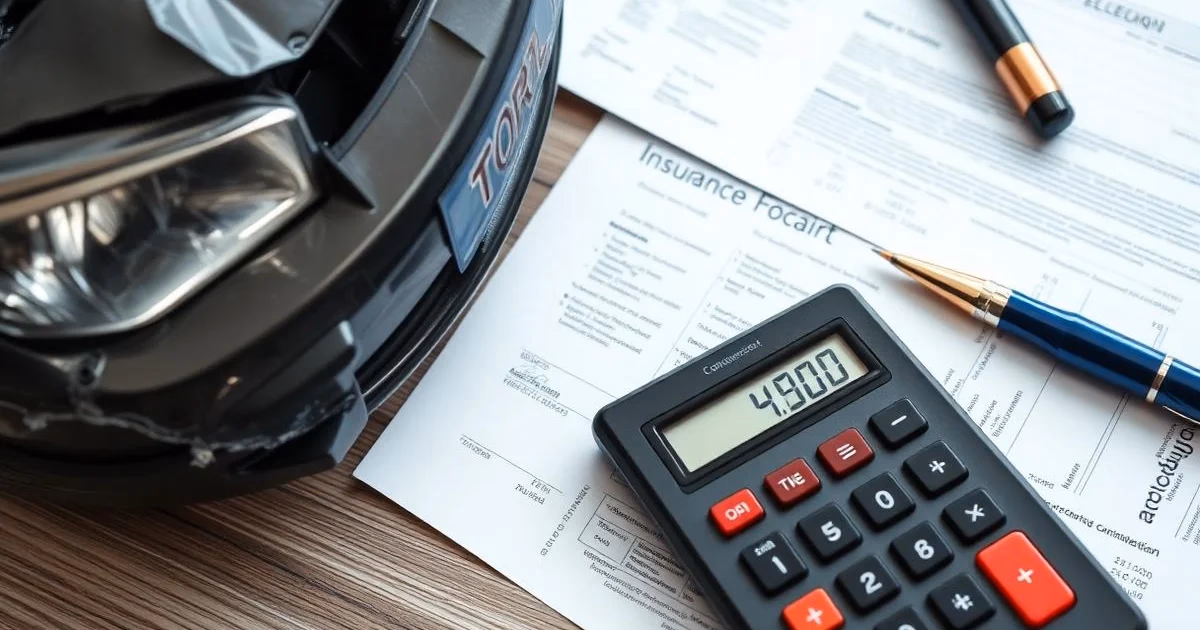 Araç değer kaybı tazminatı ve trafik kazası hasar görseli