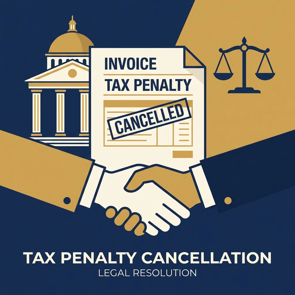 Scales representing litigation vs handshake representing settlement