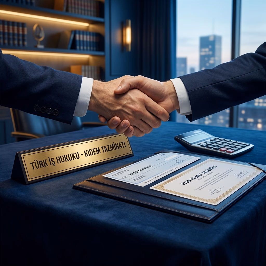 Kıdem tazminatı hesaplama ve iş hukuku görseli