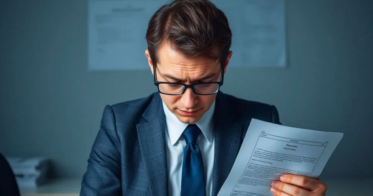 Employee suffering from workplace stress and bullying