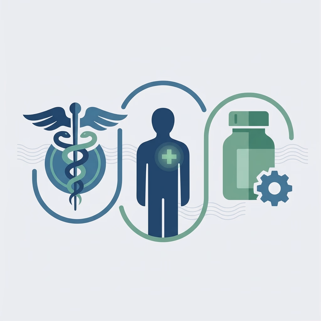 Kronik hasta hakları, SGK ilaç kutuları ve sağlık raporu görseli